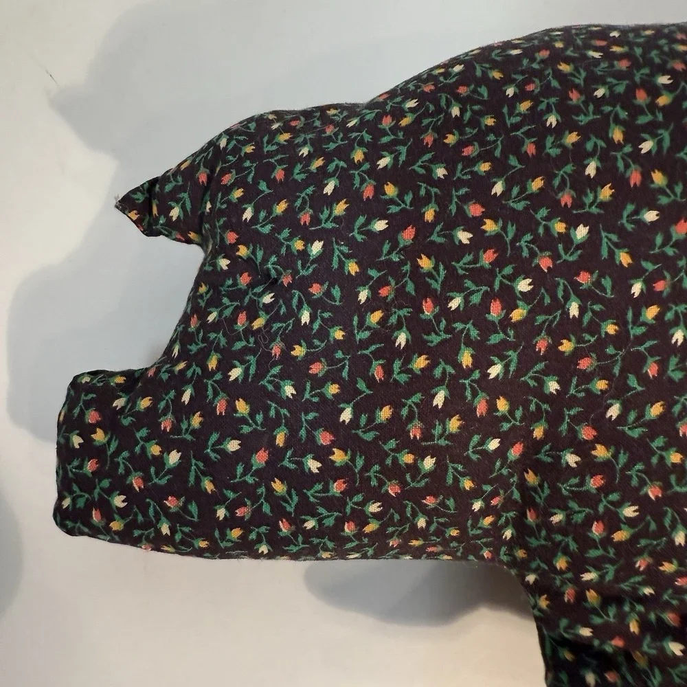 Patchwork‎ Rustic Pig Throw Decorative Pillow Farmhouse Cottagecore